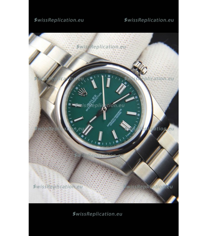 Rolex Oyster Perpetual Japanese Movement Replica Watch 36MM - Green Dial