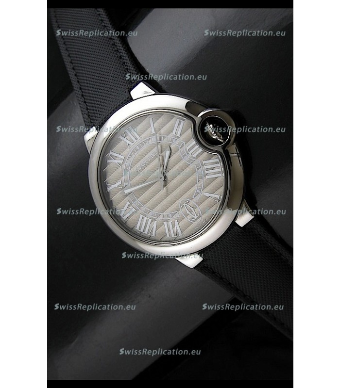 Cartier Ballon de Swiss Replica Automatic Watch in Grey Dial