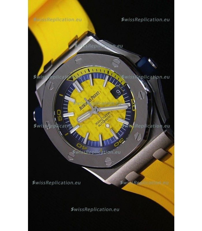 Audemars Piguet Royal Oak New Diver 1:1 Swiss Replica Watch in Yellow