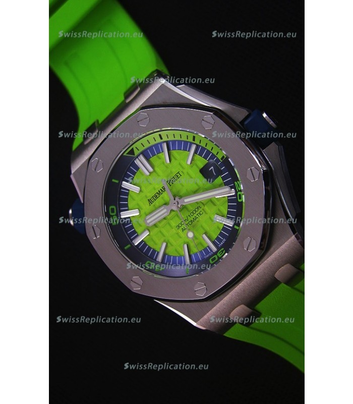 Audemars Piguet Royal Oak New Diver 1:1 Swiss Replica Watch in Green