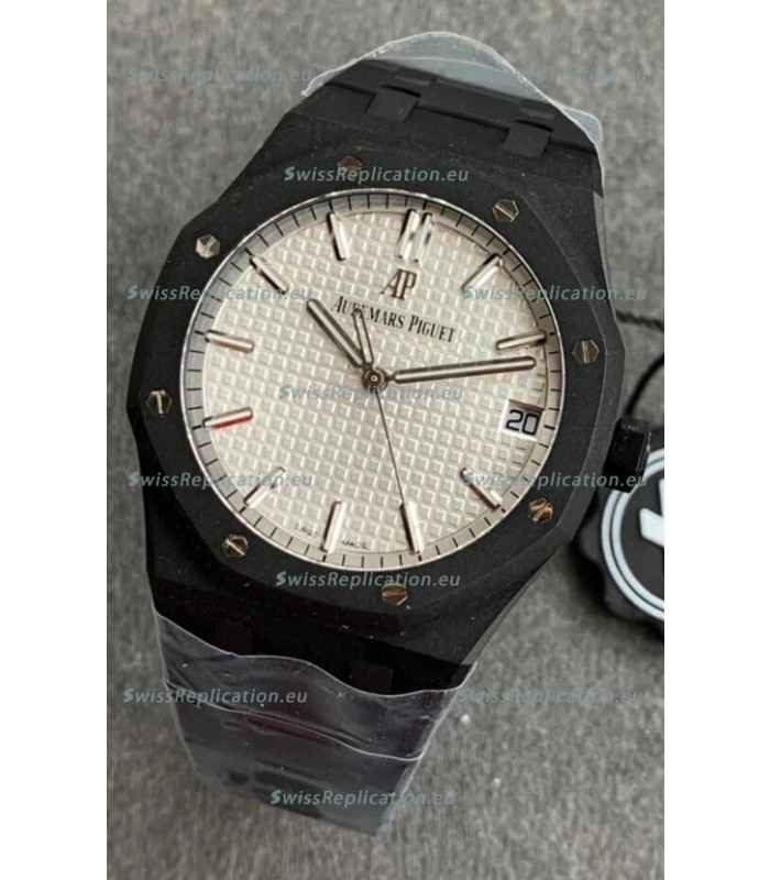 Audemars Piguet Royal Oak 15500 PVD Coated Swiss Replica Watch 3120 Swiss Movement - White Dial