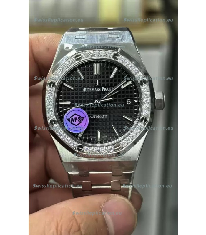 Audemars Piguet Royal Oak 37MM Black Dial Watch in 3120 Movement - 1:1 Mirror Replica