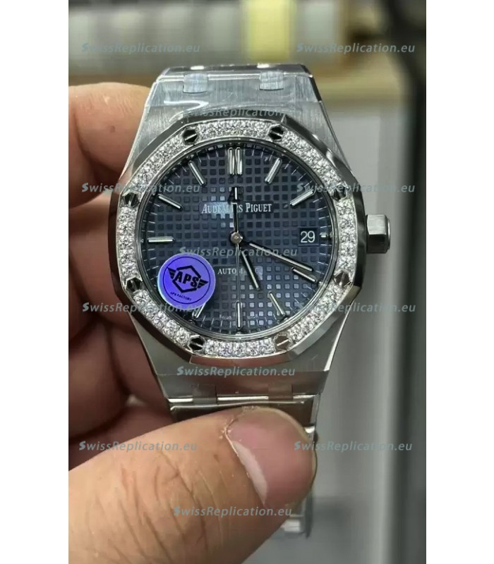 Audemars Piguet Royal Oak 37MM Blue Dial Watch in 3120 Movement - 1:1 Mirror Replica