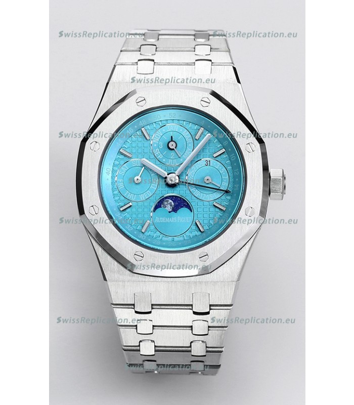 Audemars Piguet Royal Oak Perpetual Calendar Swiss Replica 904L Steel - Tiffany Blue Dial