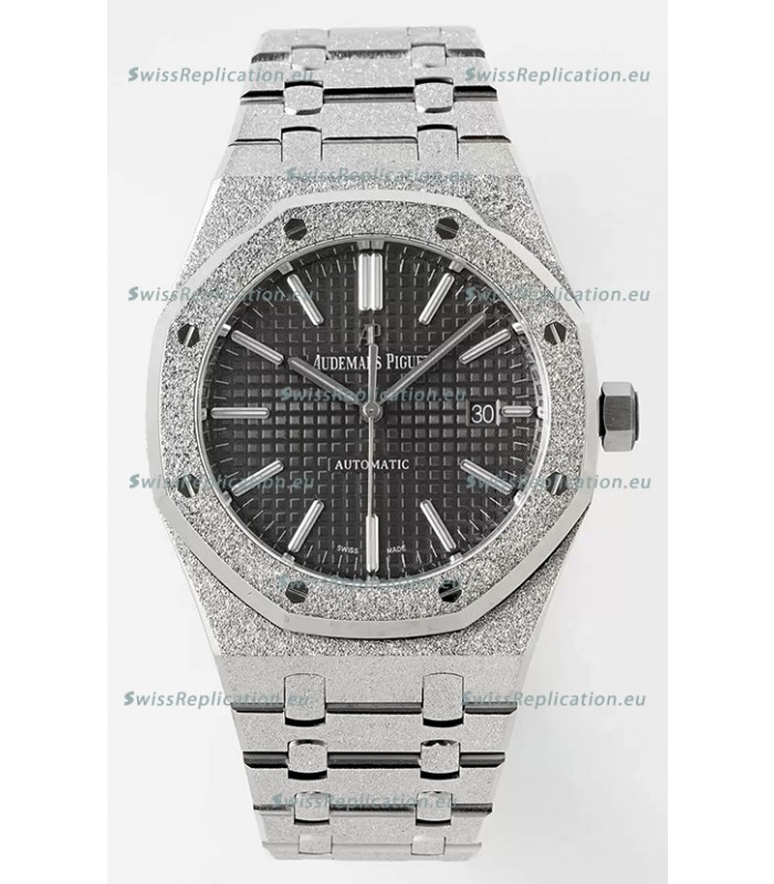 Audemars Piguet Royal Oak 15410BC 41MM Grey Dial 904L Steel CALIBRE 3120 Movement 1:1 Mirror Replica