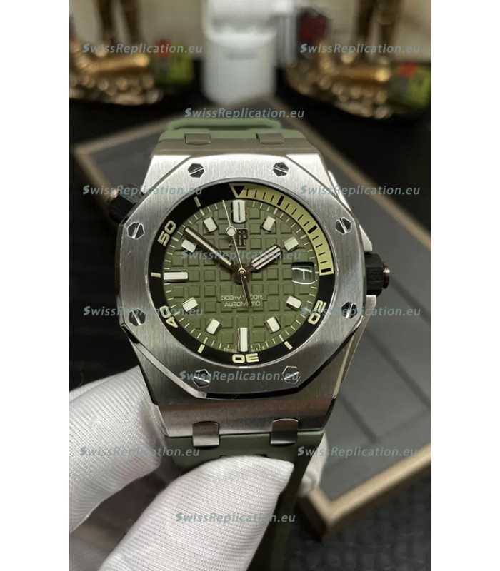Audemars Piguet Royal Oak 1:1 Ultimate Swiss Replica Watch Green Dial Cal.4308 Movement