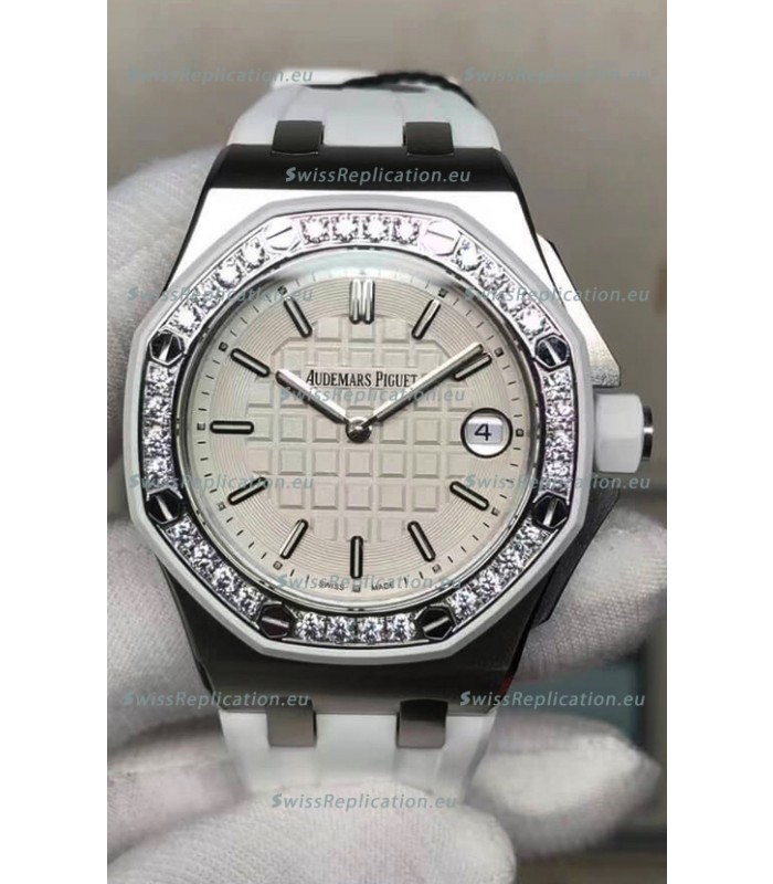 Audemars Piguet Royal Oak Offshore 37MM Swiss Quartz 1:1 Mirror Replica Watch in Stainless Steel Casing