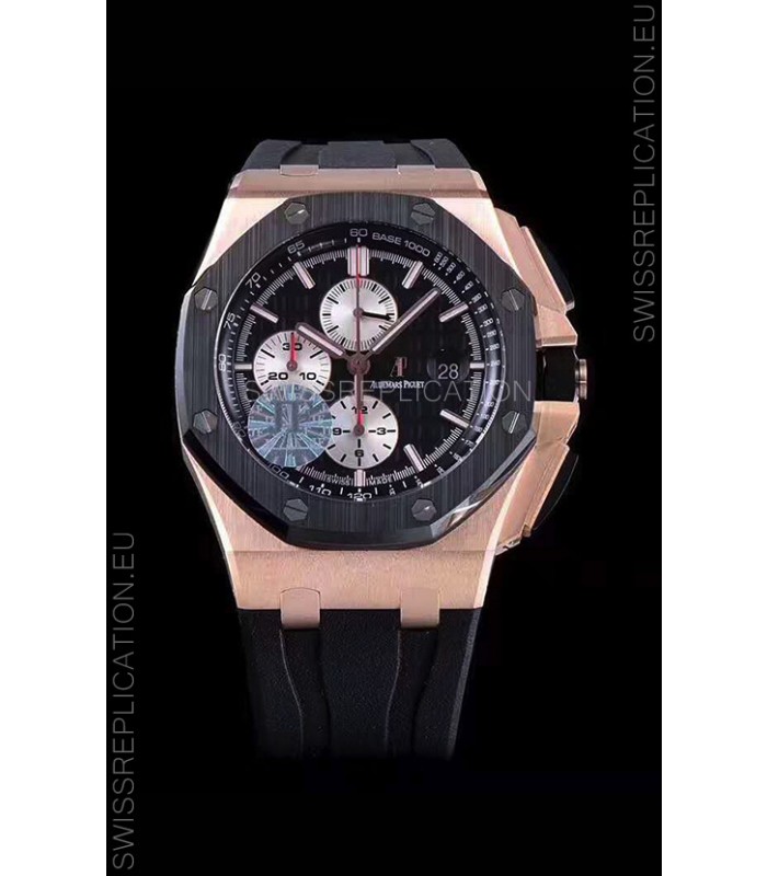 Audemars Piguet Royal Oak Offshore 44MM Pink Gold 1:1 Mirror 904L Steel Watch