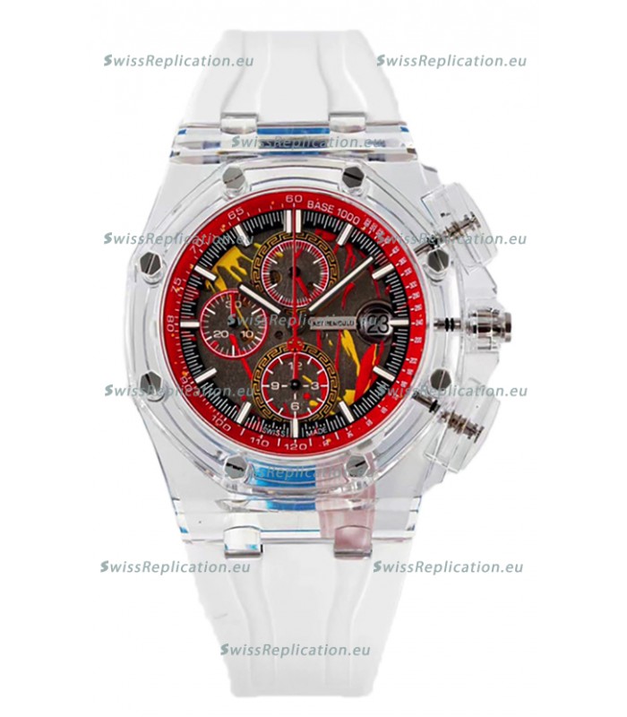 Audemars Piguet Royal Oak Offshore AET Remould LOCHAGOS Sapphires Casing Swiss Replica Watch 