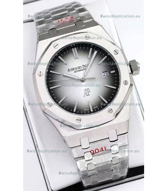 Audemars Piguet Royal Oak Jumbo Extra Thin Edition Watch in Grey Dial - 39MM in 904L Steel Case