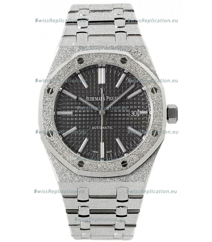 Audemars Piguet Royal Oak Frosted 37MM Self-Winding Grey Dial 1:1 Mirror Replica Watch