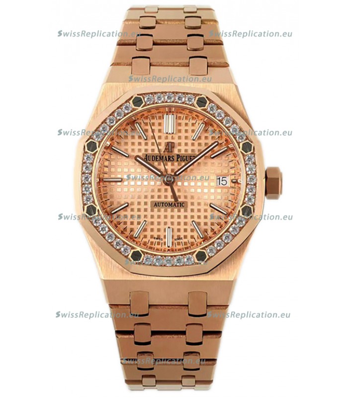 Audemars Piguet Royal Oak 37MM Frosted Casing Watch in 3120 Movement - 1:1 Mirror Replica
