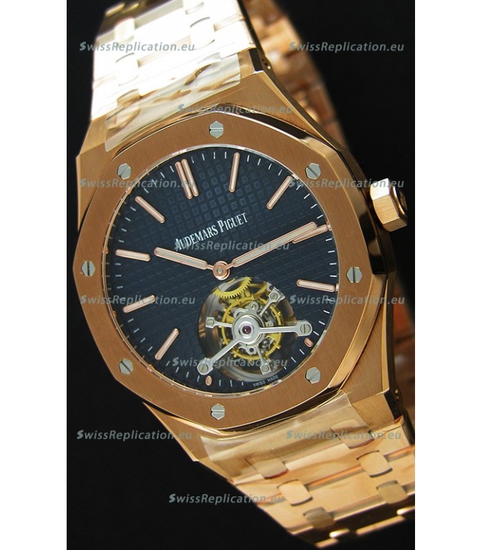 Audemars Piguet Royal Oak Tourbillon 41mm Extra-Thin Dark Blue Dial Watch 