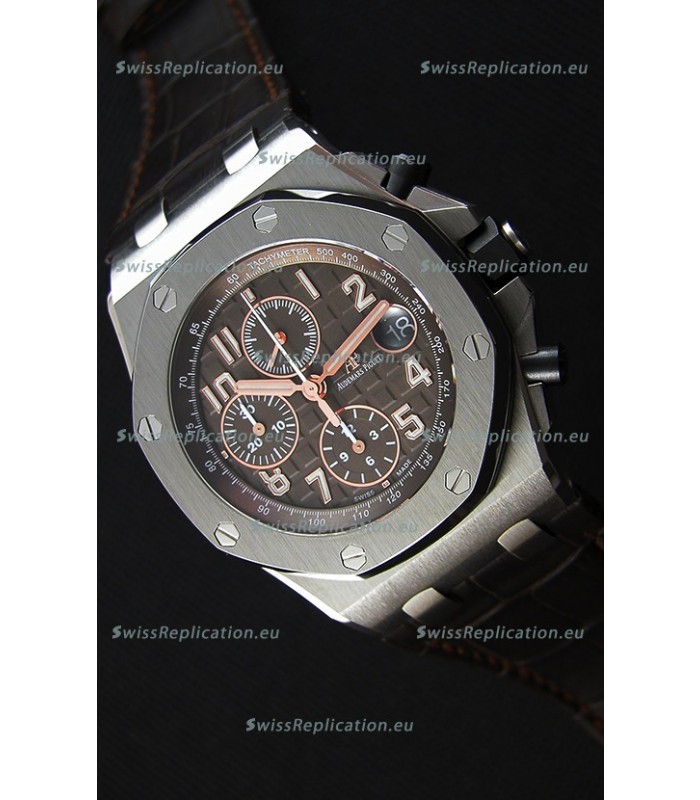 Audemars Piguet Royal Oak Offshore Brown Dial Chronograph 1:1 Mirror Replica Watch 