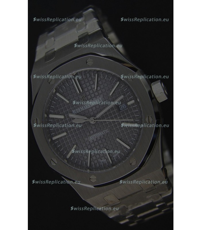 Audemars Piguet Royal Oak 41MM Grey Dial Steel Strap - 1:1 Mirror Ultimate Edition