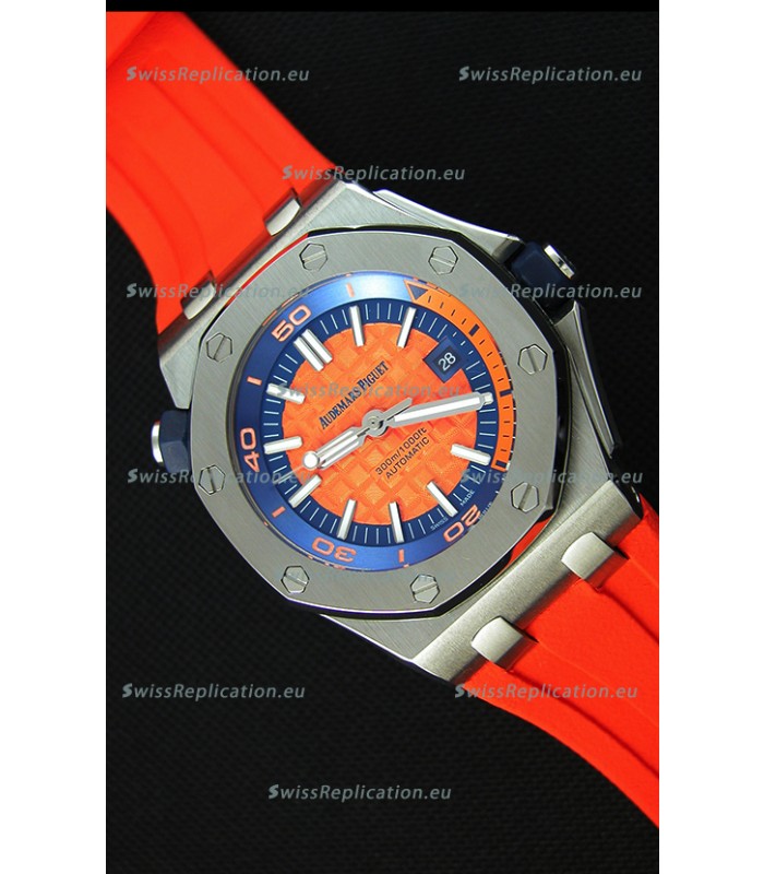 Audemars Piguet Royal Oak Offshore Diver Japanese Automatic Replica Watch in Orange