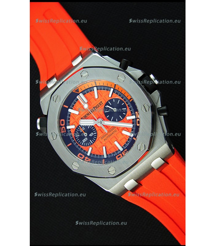 Audemars Piguet Royal Oak Offshore Diver Chronograph Swiss Quartz Replica Watch in Orange