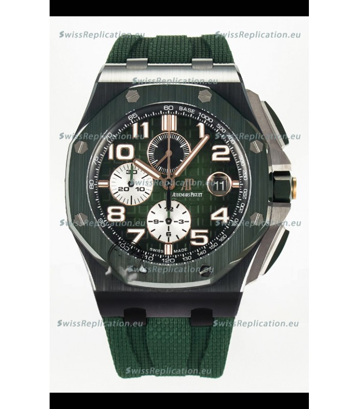 Audemars Piguet Royal Oak Offshore Super Clone Edition Green Ceramic Watch 