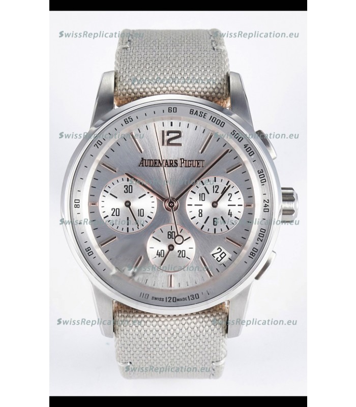 Audemars Piguet CODE 11.59 Chronograph Swiss Replica Watch in 904L Steel Silver Dial