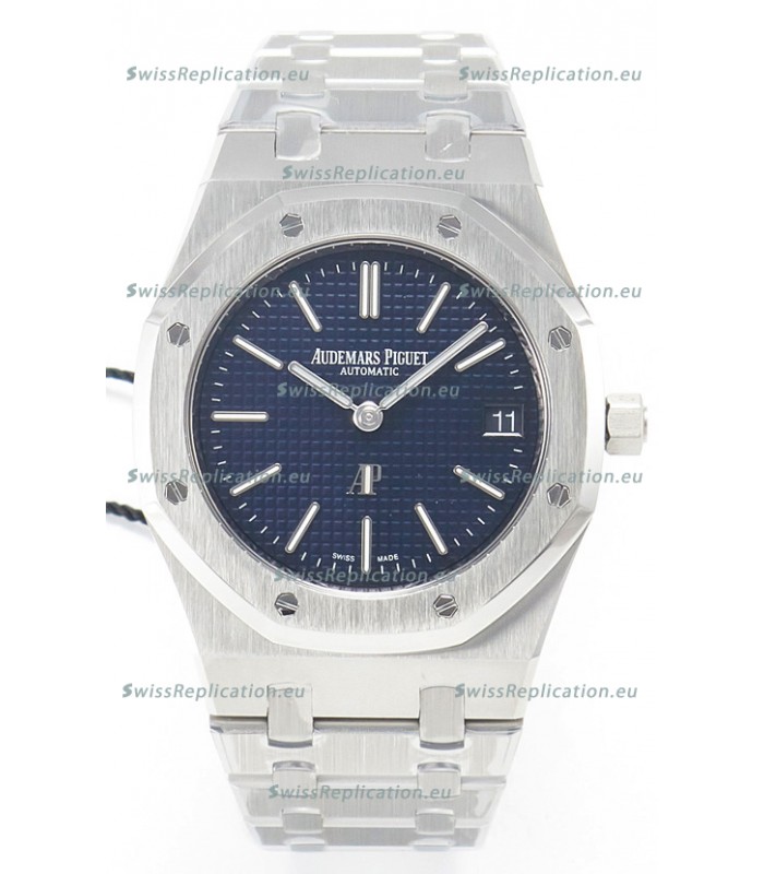 Audemars Piguet Royal 15202 39MM Super Clone Swiss Replica Watch in Blue Dial 