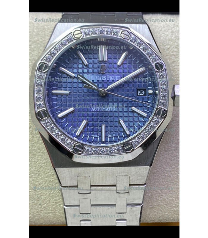 Audemars Piguet Royal Oak 37MM Blue Dial Watch in 3120 Movement - 1:1 Mirror Replica