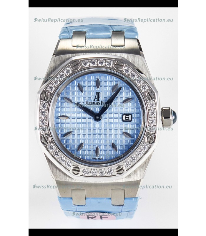 Audemars Piguet Royal Oak 33MM 904L Steel Quartz Blue Dial Swiss Replica Watch