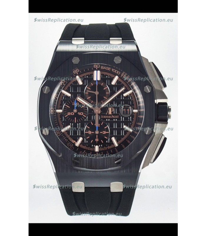 Audemars Piguet Royal Oak Offshore Ceramic Black Dial 1:1 Super Clone Replica Watch