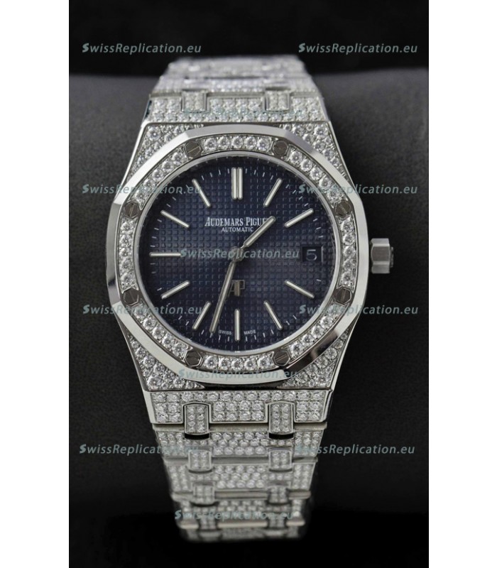 Audemars Piguet Royal Jumbo Oak Extra Thin IECED OUT Swiss Replica - 1:1 Mirror Replica Watch 904L Steel Casing