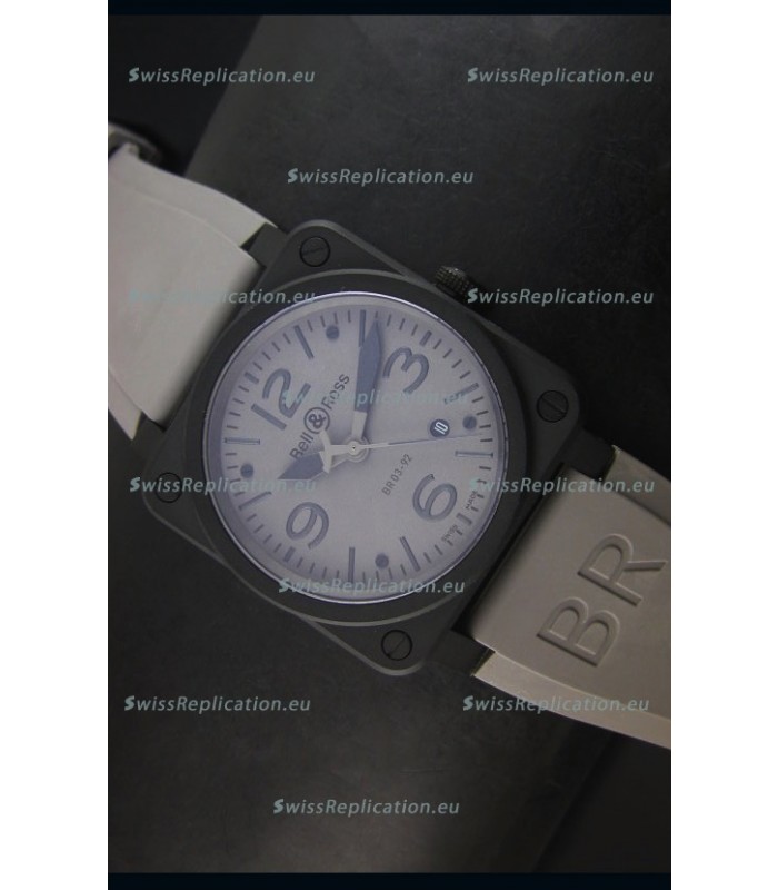 Bell & Ross BR03-92 Grey Dial Swiss Replica Watch