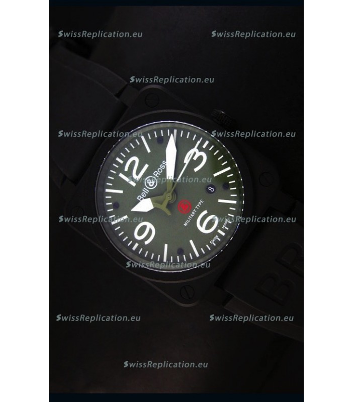 Bell & Ross BR03-92 Green Dial Swiss Replica Watch