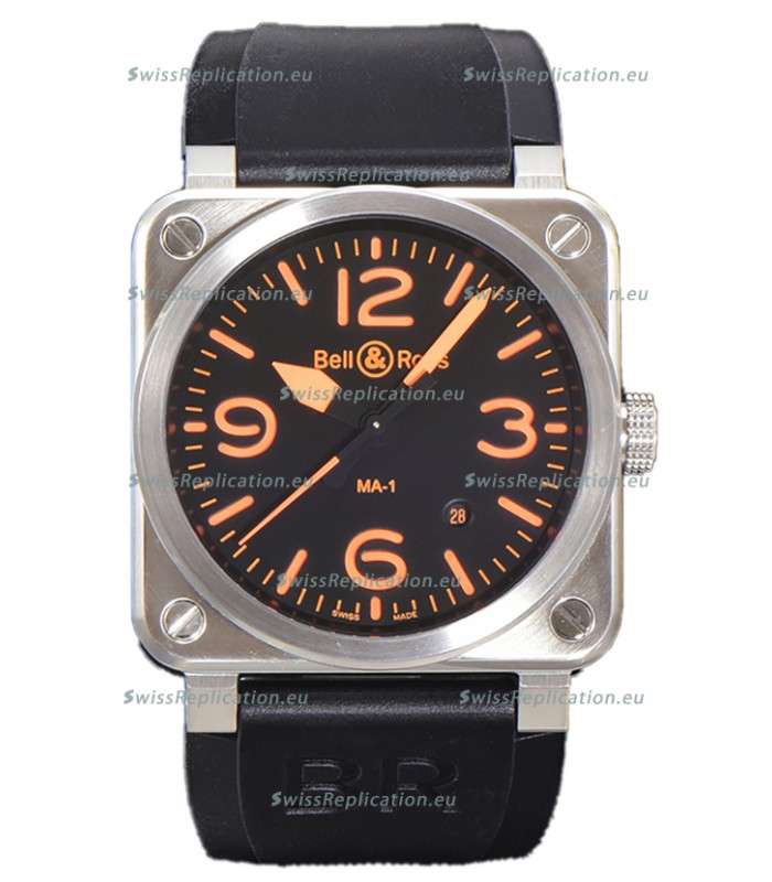Bell and Ross BR03-92 MA-01 Orange Indicators Edition Swiss Replica Watch