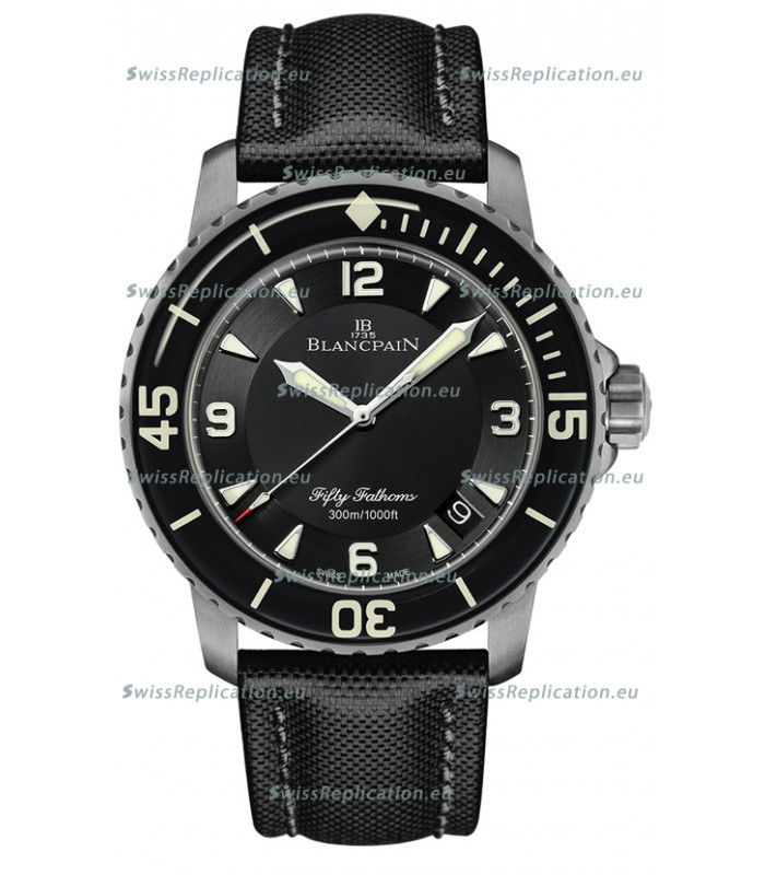 Blancpain Fifty Fathoms Automatique Titanium Edition Swiss Replica Watch in 1:1 Mirror Quality
