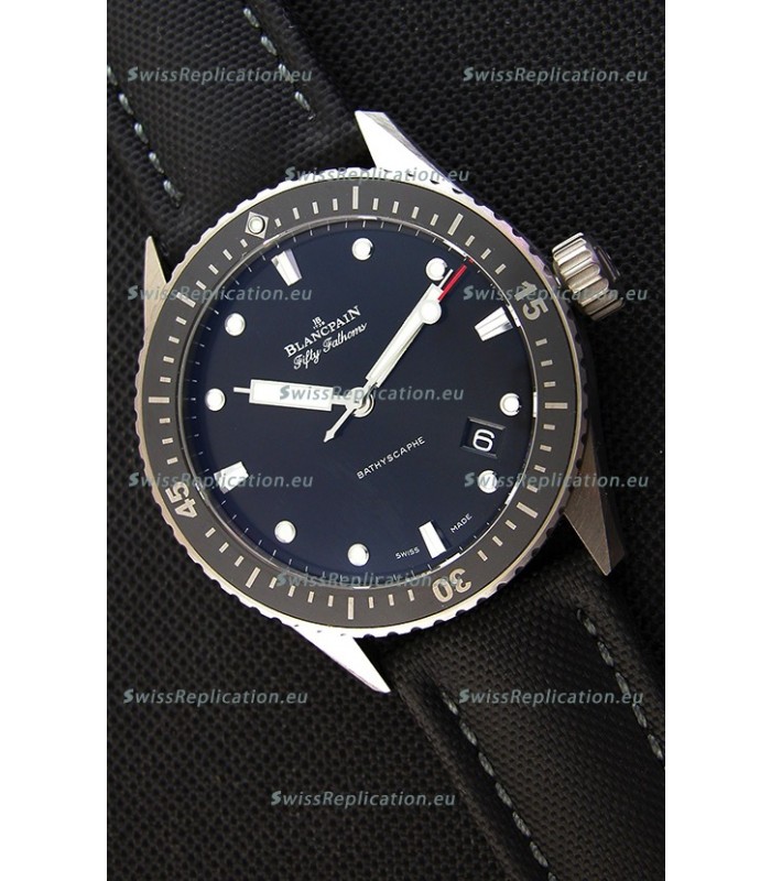 Blancpain Fifty Fathoms BATHYSCAPHE Titanium Edition Swiss Replica 1:1 Swiss Watch