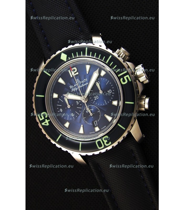 Blancpain Blancpain Fifty Fathoms Chronograph Flyback Blue 1:1 Mirror Replica Watch