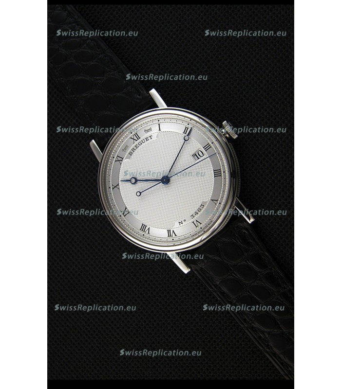 Breguet Classique 5177BB/15/9V6 Stainless Steel Watch with Roman Hour Markers