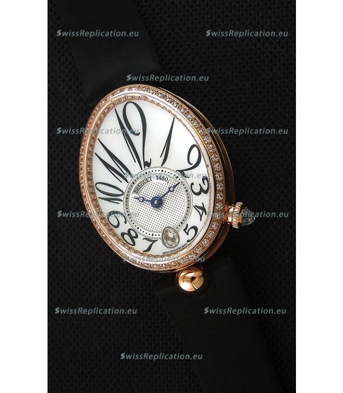 Breguet Reine De Naples Ladies Swiss 1:1 Rose Gold Replica Watch