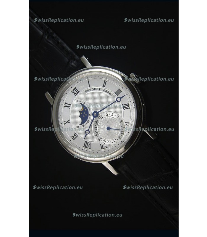 Breguet Classique Moonphase Stainless Steel Swiss Replica Watch