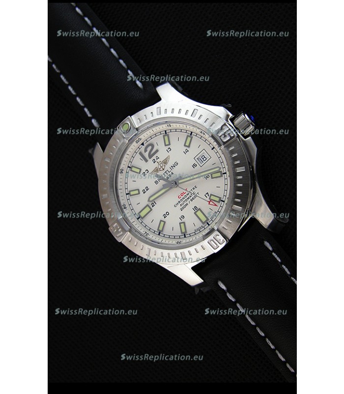 Breitling Chronometre COLT 41 White Dial Swiss Automatic Replica Watch 