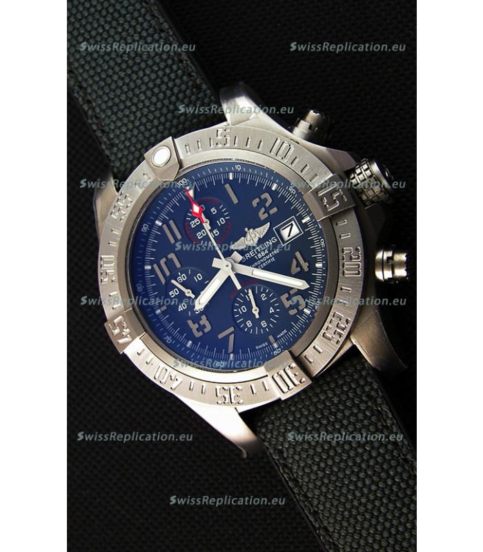 Breitling Avenger BANDIT Titanium Case Swiss Replica Watch Black Dial 1:1 Mirror Replica Watch