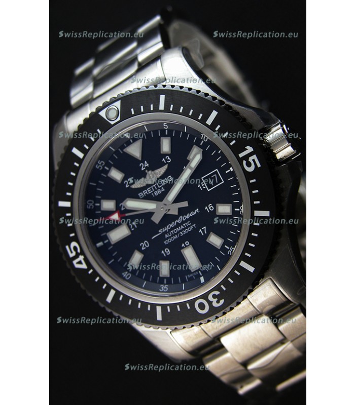 Breitling SuperOcean 44 Special Steel Swiss Replica Watch with Steel Strap