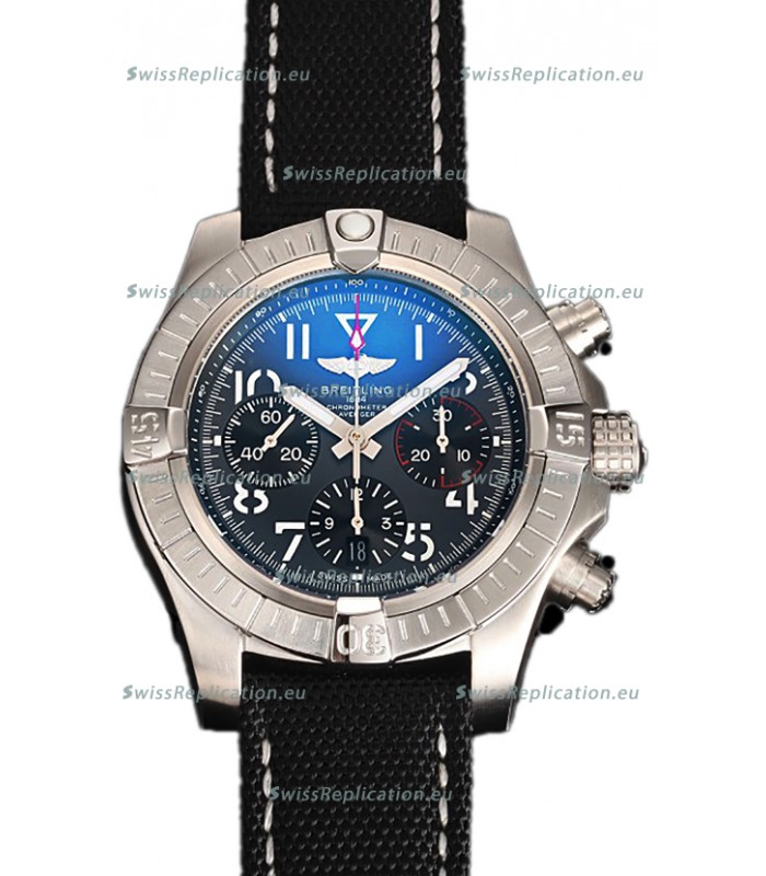 Breitling Avenger Chronograph 45 Black Dial 1:1 Mirror Swiss Replica Watch 