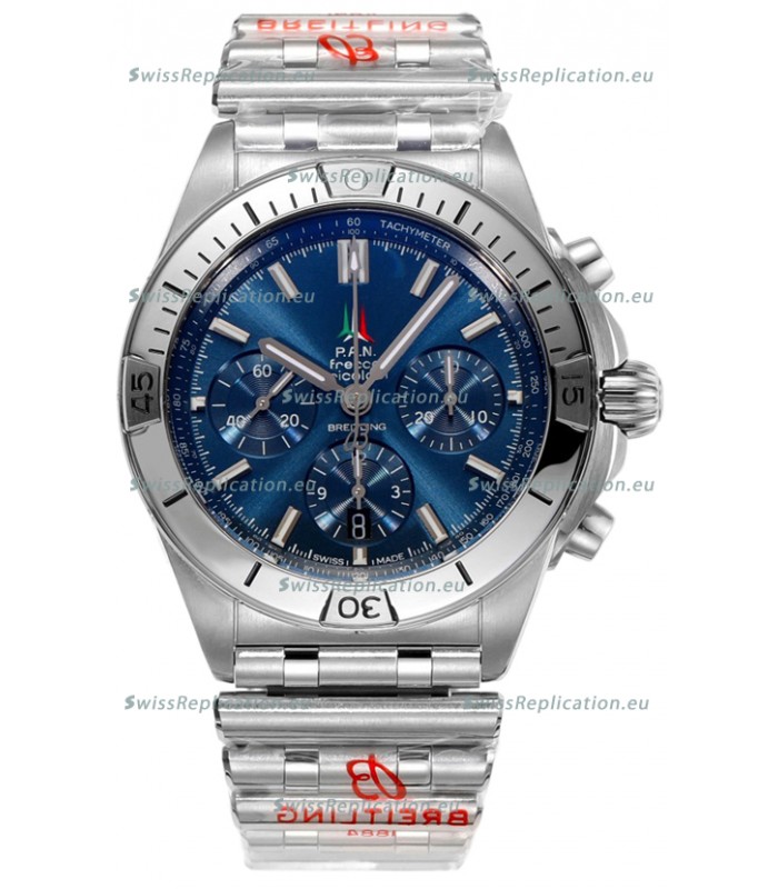 Breitling Chronomat B01 42 Edition Swiss 904L Steel Casing Blue Dial 1:1 Mirror Replica Watch