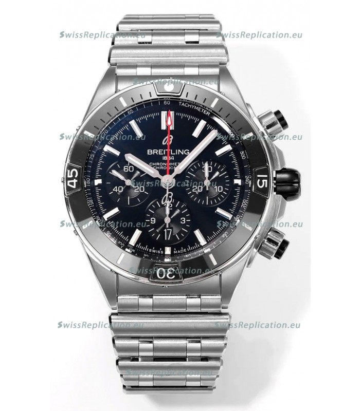 Breitling Chronomat B01 42 Edition Swiss 904L Steel Casing Black Dial 1:1 Mirror Replica Watch