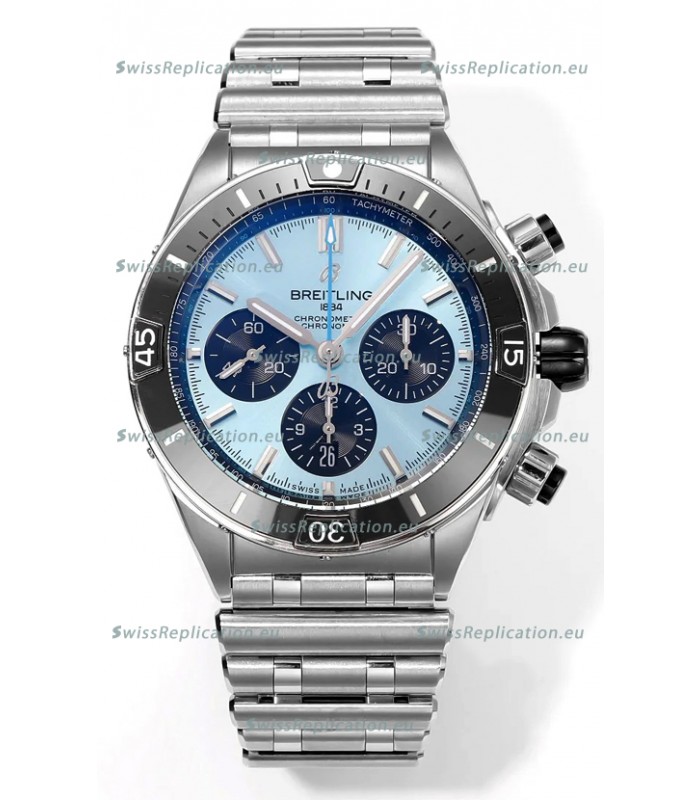 Breitling Chronomat B01 42 Edition Swiss 904L Steel Casing Blue Dial 1:1 Mirror Replica Watch