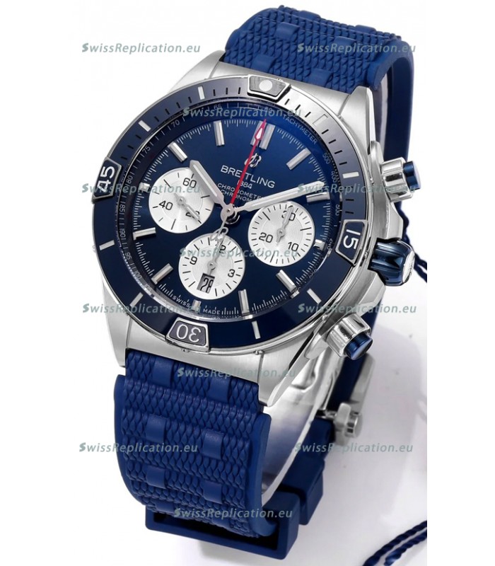 Breitling Chronomat B01 42 Edition Swiss 904L Steel Casing Blue Dial 1:1 Mirror Replica Watch