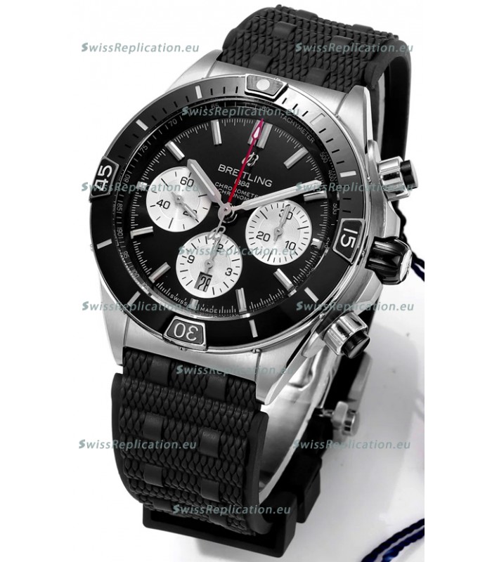Breitling Chronomat B01 42 Edition Swiss 904L Steel Casing Black Dial 1:1 Mirror Replica Watch