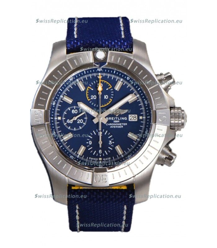 Breitling Avenger Bandit Blue Dial 1:1 Mirror Swiss Replica Watch 