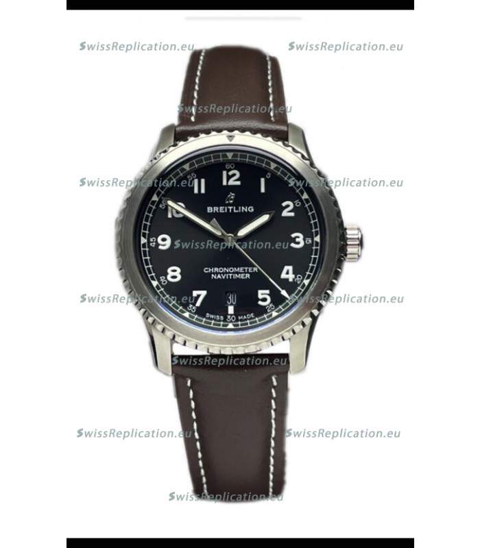 Breitling Navitimer Aviator 8 Automatic 41 Black Dial 1:1 Mirror Swiss Replica Watch 