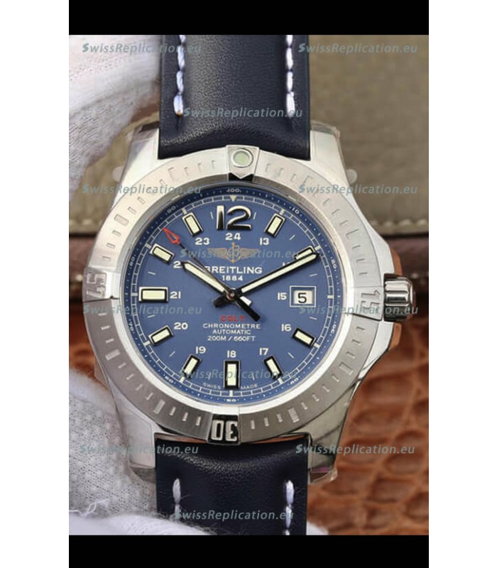 Breitling Chronometre COLT 41 Light Blue Dial Swiss Automatic Replica Watch