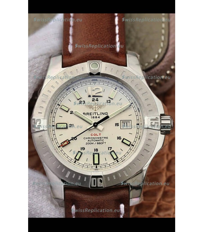 Breitling Chronometre COLT 41 White Dial Swiss Automatic Replica Watch